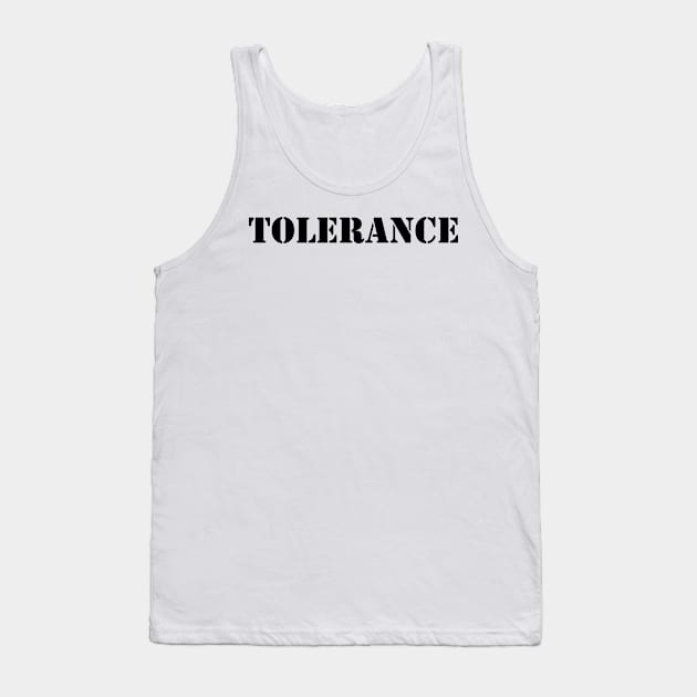 Tolerance Tank Top by busines_night